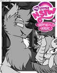 anthro blush blush_lines comic_book_cover duo fangs female feral looking_at_viewer male male/female owo spinning_object suggestive teeth wings pegacousin friendship_is_magic hasbro my_little_pony mythology discord_(mlp) flutterbat_(mlp) fluttershy_(mlp) equid equine fruit_bat_(mlp) mammal mythological_creature mythological_equine pegasus 2019 black_and_white monochrome watermark