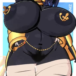 anthro big_breasts big_pubes black_body bodily_fluids bouncing_breasts breasts clothing ear_piercing ear_ring eyeshadow female hair hairy_vulva huge_breasts jacket jewelry jiggling makeup music necklace nipple_piercing nipple_ring nipples palm_tree piercing plant pubes purple_hair ring_piercing slightly_chubby slightly_chubby_female solo taped_legs thick_thighs topwear tree walking yellow_eyes colonalcbplayer in_heat_(game) nile_(in_heat) domestic_cat felid feline felis mammal 1:1 3d_(artwork) 3d_animation animated digital_media_(artwork) long_playtime sound video