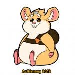 fur simple_background solo white_background axlhammy blizzard_entertainment overwatch hammond_(overwatch) cricetid hamster mammal rodent 1:1 animated short_playtime