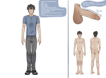5_toes balls belly blush butt clothed clothed/nude clothed_human clothed_male clothing darkened_balls darkened_genitalia erection feet front_view genitals human_only humanoid_feet humanoid_genitalia humanoid_hands humanoid_penis information light_body light_skin male measuring measuring_penis nipples not_furry nude nude_human nude_male penis plantigrade pubes rear_view simple_background slim slim_human slim_male solo text toes vein veiny_penis view white_background ethari_ayface yumminomnom les_plumes_du_desir raven_(les_plumes_du_desir) human mammal absurd_res english_description english_text hi_res model_sheet official_art