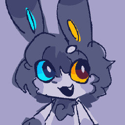 ambiguous_gender anthro blue_sclera chest_fur chibi female fluffy fluffy_chest heterochromia lil_guy orange_body orange_scales scales sharp_tooth solo teeth wide_eyed jellybugeater miko_jellybugeater humanoid lagomorph leporid mammal rabbit 1:1 hi_res icon