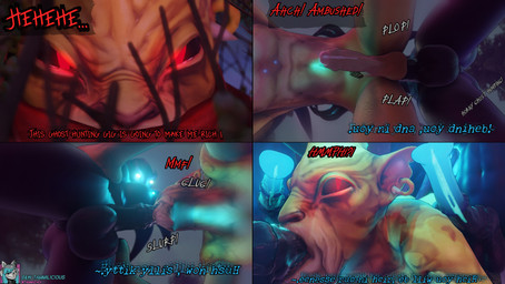 animal_genitalia animal_penis anthro backwards_text balls bodily_fluids comic_panel cum dialogue ear_piercing equine_genitalia equine_penis genital_fluids genitals glowing glowing_cum glowing_eyes glowing_genitalia glowing_nipples glowing_penis group gynomorph gynomorph/male gynomorph_penetrating gynomorph_penetrating_male intersex intersex/male intersex_penetrating intersex_penetrating_male male male_penetrated nipples oral oral_penetration penetration penis piercing plap sex sound_effects text unusual_bodily_fluids unusual_cum unusual_genital_fluids tammilicious dota valve valve_corporation gondar_the_bounty_hunter mercurial_the_spectre animal_humanoid cat_humanoid felid felid_humanoid feline feline_humanoid ghost humanoid mammal mammal_humanoid spirit 2koma 3d_(artwork) comic digital_media_(artwork) english_text hi_res