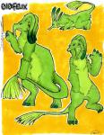 3_toes 4_fingers all_fours alternate_form antennae_(anatomy) anthro black_eyes claws dipstick_antennae feet fingers fur gesture green_body green_claws green_fur holding_tail multicolored_antennae outline simple_background sniffing solo standing tail toe_claws toes trunk waving yellow_background k1ttypewpewz disney lilo_and_stitch felix_(lilo_and_stitch) alien experiment_(lilo_and_stitch) 2017 absurd_res character_name hi_res multiple_scenes signature traditional_media_(artwork)