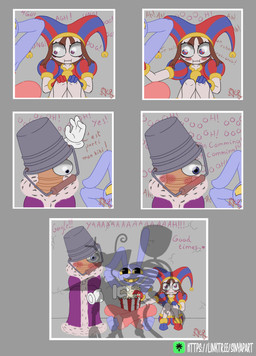 ambiguous/ambiguous ambiguous_gender anthro blush duo female food from_behind_position implied_nudity male popcorn sex shadow silhouetted_sex text sinyap glitch_productions team_fortress_2 the_amazing_digital_circus valve gangle_(tadc) jax_(tadc) kinger_(tadc) pomni_(tadc) zooble_(tadc) humanoid lagomorph leporid mammal rabbit absurd_res french_text hi_res meme