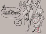 anthro balls bodily_fluids duo egg egg_from_ass genital_fluids genitals leaking_precum male male/male oviposition ovipositor_penis precum pregnant pregnant_male scrotum_flap selfcest simple_background square_crossover sweat text unusual_anatomy unusual_genitalia hhbrother manny_(hhbrother) arthropod insect mantis monochrome sketch