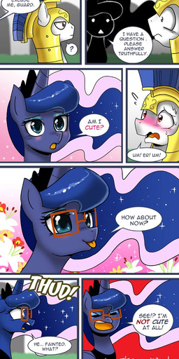 2015 ? blush dialogue earth_pony english_text equine eyewear female feral friendship_is_magic glasses horn horse john_joseco male mammal my_little_pony pony princess_luna_(mlp) royal_guard_(mlp) text winged_unicorn wings
Rating: Safe
Score: 13
User: Robinebra
Date: January 14, 2015 2015 ? blush dialogue earth_pony english_text equine eyewear female feral friendship_is_magic glasses horn horse john_joseco male mammal my_little_pony pony princess_luna_(mlp) royal_guard_(mlp) text winged_unicorn wings
Rating: Safe
Score: 13
User: Robinebra
Date: January 14, 2015