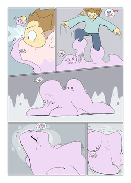 ambiguous_gender border clothed clothing duo female feral gender_transformation goo-connected_lips goo_transformation group growth hair human_to_feral iconography male merge_transformation merging mtf_transformation slime snout snout_growth solo species_transformation speech_bubble thought_bubble transformation transformation_sequence white_border kareha_21909 nintendo pokemon ditto_(pokemon) generation_1_pokemon generation_3_pokemon human latias legendary_pokemon mammal pokemon_(species) absurd_res comic hi_res