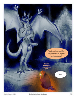 3_toes 4_fingers anthro balls bodily_fluids border candle church claws clothing cum cum_drip dialogue dripping duo ears_up erection feet fingers genital_fluids genitals glans glowing holding_candle holding_object horn humanoid_genitalia humanoid_penis kneeling male mismatched_genitalia mismatched_humanoid_penis mismatched_penis nipples penis sculpture shirt smile speech_bubble statue tail text toe_claws toes topwear white_border wing_claws wings sharkinthepark all_mighty_lord_(sharkinthepark) avian bat bird mammal owl 2025 4:5 absurd_res english_text hi_res