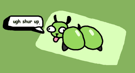 ambiguous_gender anus big_butt butt cross-eyed dialogue glistening glistening_butt huge_butt looking_back machine shitpost simple_background solo tail text tongue tongue_out twerking x_anus nxyitn invader_zim nickelodeon ugh_shakes_butt gir_(invader_zim) canid canine mammal robot animated english_text meme