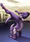 2015 anthro balls claws clothing dinosaur erection fingerless_gloves gloves hi_res hindpaw horn humanoid_penis inside looking_back looking_up male navel nekrall open_mouth parasaurolophus paws penis purple_skin scalie solo thick_thighs tongue twinkle-sez

Rating: Explicit
Score: 63
User: Fur_in_the_dark
Date: June 08, 2015