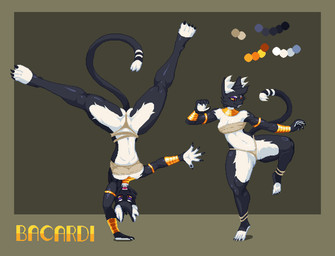 accessory amber_sclera anklet anthro arm_support armband athletic athletic_anthro athletic_female black_body black_claws black_fur bracelet breasts butt butt_from_the_front chest_wraps claws cleavage clothed clothing egyptian egyptian_clothing eyelashes fangs feet female finger_claws fur gold_(metal) handstand inner_ear_fluff jewelry looking_at_viewer makeup mascara medium_breasts multicolored_body multicolored_fur multiple_poses navel open_mouth orange_eyes pawpads pose sharp_teeth skimpy solo standing tail teeth text thick_thighs thong toe_claws tongue tuft two_tone_body two_tone_fur two_toned_body underwear upside_down usekh white_body white_fur white_inner_ear white_inner_ear_fluff wide_hips wraps kamieneru bacardi_(muart242) domestic_cat felid feline felis mammal 2025 digital_media_(artwork) model_sheet pixel_(artwork)