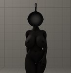 areola barely_visible_genitalia big_breasts black_body breasts cookware faceless_character faceless_female female frying_pan genitals huge_breasts kitchen_utensils nipples nude shitpost simple_background solo tools demonslairsfm animate_inanimate humanoid 3d_(artwork) digital_media_(artwork) meme portrait three-quarter_portrait