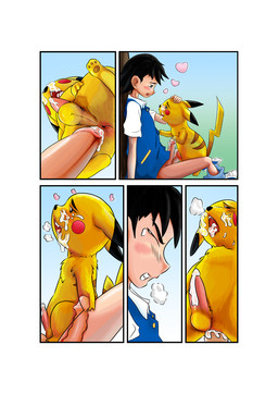 anal anal_penetration anus ash_ketchum bestiality bodily_fluids comic cowgirl_position cum cum_in_ass cum_inside cumshot dominant dominant_male duo ejaculation erection eye_contact feral from_front_position fur generation_1_pokemon genital_fluids genitals hi_res human humanoid_genitalia humanoid_penis internal interspecies larger_male looking_at_another lulzifer male male/male male_penetrated male_penetrating male_penetrating_male mammal nintendo on_bottom on_top orgasm outside penetration penis pikachu pokemon pokemon_(species) pokemon_trainer pokephilia rodent sex sitting size_difference smaller_male submissive submissive_male tail yellow_body yellow_fur