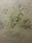 anthro balls blood butt castration cock_and_ball_torture dialog english_text feral flaccid gore humor lenexwants male mustelid nude otter pain penis piranha shocked sketch swimming text violence
Rating: Explicit
Score: 1
User: Peekaboo
Date: July 19, 2013