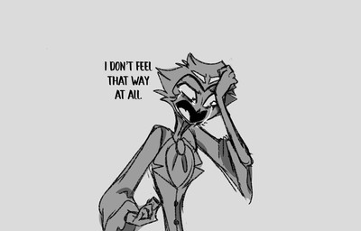 anthro black_text bodily_fluids clothing crying dialogue formal_clothing formal_wear frown hair male short_hair simple_background solo standing tears text teathekook hellaverse helluva_boss stolas_(helluva_boss) avian bird canid canine canis mammal owl owl_demon wolf hi_res monochrome