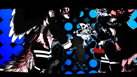 4_ears anal anal_penetration anthro asphyxiation choking clothing duo fangs femboy fishnet_clothing held_up leash legwear looking_back looking_pleasured male male/male manhandling multi_ear muzzle_(object) muzzled penetration size_difference teeth thigh_highs wings furrytrxsh seph_(furrytrxsh) mayu_(azuki) nardoragon 16:9 4k absurd_res hi_res widescreen