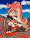 asian_clothing clothing cosplay crossover_cosplay east_asian_clothing eye_patch eyewear female ink japanese_clothing kimono pink_tentacles pseudo_hair red_eyes ronin samurai scar solo splatana tentacle_hair tentacles warrior geminart arc_system_works guilty_gear nintendo splatoon baiken animal_humanoid cephalopod cephalopod_humanoid humanoid hybrid marine marine_humanoid mollusk mollusk_humanoid octarian octoling 2023 absurd_res crossover digital_drawing_(artwork) digital_media_(artwork) digital_painting_(artwork) hi_res