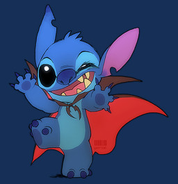 4_fingers 4_toes ambiguous_gender black_eyes blue_body blue_claws blue_fur blue_nose cape chest_tuft claws clothing costume feet fingers fur head_tuft holidays notched_ear on_one_leg open_mouth open_smile simple_background smile solo standing toe_claws toes transparent_background tuft yen-cat disney halloween lilo_and_stitch stitch_(lilo_and_stitch) alien experiment_(lilo_and_stitch) vampire 2012 alpha_channel watermark