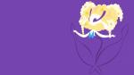 female purple_background simple_background solo sdmax300 nintendo pokemon florges generation_6_pokemon humanoid pokemon_(species) shiny_pokemon yellow_flower_florges 16:9 hi_res wallpaper widescreen