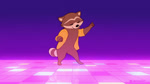 ambiguous_gender anthro clothed clothing dance_floor dancing eyes_closed featureless_crotch hip_sway hoodie lights open_clothing open_topwear purple_background simple_background smile solo tail topwear yellow_clothing yellow_hoodie yellow_topwear letodoesart chillhop chillhop_raccoon mammal procyonid raccoon 16:9 2022 2d_animation animated digital_media_(artwork) no_sound short_playtime webm widescreen