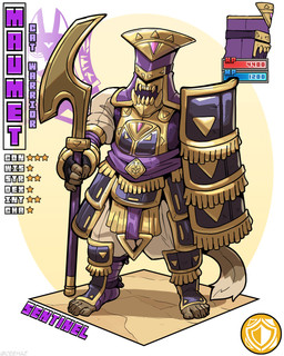 5_fingers 5_toes ambiguous_gender anthro armor bardiche black_body black_fur bottomwear claws clothed clothing cuirass dipstick_tail faulds feet finger_claws fingerless_gloves fingers foot_wraps footwear fur gameplay_mechanics gloves greaves gui handwear headdress health_bar holding_melee_weapon holding_object holding_sword holding_weapon hood japanese_armor kote kusazuri mana_bar markings melee_weapon oversized_bottomwear oversized_clothing oversized_pants pants polearm shield simple_background sode solo standing stats sword tail tail_markings tail_wraps text toe_claws toeless_footwear toes vambrace weapon wraps yarn ceehaz dog_knight_rpg domestic_cat felid feline felis mammal 2026 4:5 absurd_res english_text hi_res
