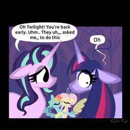 blue_body cutie_mark dialogue female female/female feral group horn hug hypnosis kissing mane markings mind_control multicolored_mane pink_body pink_mane purple_body purple_mane purple_tail quadruped rainbow_mane speech_bubble striped_mane striped_markings striped_tail stripes tail tail_markings text wings yellow_body captainzigo friendship_is_magic hasbro my_little_pony mythology fluttershy_(mlp) rainbow_dash_(mlp) starlight_glimmer_(mlp) twilight_sparkle_(mlp) equid equine mammal mythological_creature mythological_equine pegasus unicorn 1:1 2025 digital_drawing_(artwork) digital_media_(artwork) english_text hi_res
