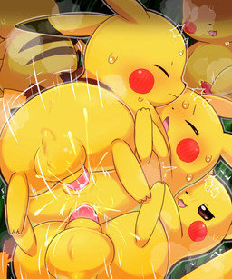 anal anal_penetration balls blush bodily_fluids cum cum_in_ass cum_in_vagina cum_inside female female_feral female_penetrated feral feral_on_feral feral_penetrated feral_penetrating feral_penetrating_female feral_penetrating_feral fur genital_fluids genitals group group_sex male male/female male_feral male_penetrating male_penetrating_female penetration penile penile_penetration penis penis_in_ass penis_in_vagina perineum sex tapering_penis threesome vaginal vaginal_penetration vulva yellow_body yellow_fur badwingm nintendo pokemon generation_1_pokemon pikachu pokemon_(species) hi_res