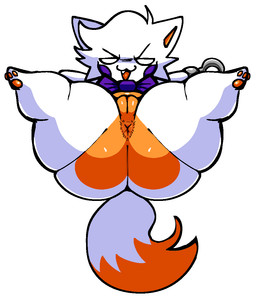 anthro anus big_butt bottom_heavy bow_tie butt butt_heart cheek_tuft dipstick_tail empty_eyes facial_tuft female fur genitals hook hook_hand huge_butt looking_at_viewer markings nude open_mouth orange_body orange_fur pawpads purple_bow_tie rosy_cheeks snaggle_tooth solo spread_legs spreading tail tail_markings thick_thighs tuft vulva white_body white_eyes white_fur wide_hips nanodude78 five_nights_at_freddy's five_nights_at_freddy's_world five_nights_at_frickbear's_(series) five_nights_at_frickbear's_3 scottgames lolbit_(fnaf) lolbit_(frickbear's) canid canine fox mammal