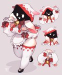 :3 anthro apron bell big_breasts black_clothing black_footwear black_shoes blush blush_lines bow_ribbon breasts capelet clothing collared_shirt diamond_pattern dress_shirt ears_down eyelashes female flustered food footwear fruit fur hidden_face hood legwear long_ears open_mouth pattern_clothing pink_body pink_fur pivoted_ears plant red_clothing red_underwear shirt shoes short_tail simple_background sleeves smile solo strawberry tail tan_body tan_fur thick_thighs thigh_highs topwear underwear white_body white_clothing white_eyes white_fur kishibe humanoid lagomorph leporid mammal rabbit 2025 digital_drawing_(artwork) digital_media_(artwork) hi_res portrait shaded signature