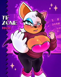 5_fingers black_bottomwear black_clothing black_pants blush bottomwear breasts brown_hair clothing eyewear female fingers glasses gloves green_eyes hair handwear human_to_anthro looking_up open_mouth pants red_clothing red_shirt red_topwear round_glasses shirt simple_background solo species_transformation standing tail text tf_into_fictional_character topwear transformation white_clothing white_gloves white_handwear fwingerz sega sonic_the_hedgehog_(series) blackshirtboy_(character) rouge_the_bat bat human mammal 2025 digital_media_(artwork) english_text hi_res