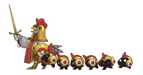 ambiguous_gender anthro armor beak group headgear helmet holding_melee_weapon holding_object holding_shield holding_sword holding_weapon knight male marching melee_weapon shield simple_background sword warrior weapon white_background zhengyi_wang animal_crossing nintendo pokemon knox_(animal_crossing) avian bird chicken falinks galliform generation_8_pokemon phasianid pokemon_(species) crossover hi_res