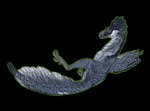 ambiguous_gender feral grey_body jumping simple_background solo transparent_background avian-king archosaur dinosaur ornitholestes prehistoric_species reptile scalie theropod alpha_channel hi_res sketch