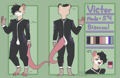 5_fingers 5_toes anthro black_body black_fur black_hair blush blush_lines butt closed_smile erection eye_through_hair eyebrow_through_hair eyebrows eyelashes fangs featureless_chest featureless_crotch feet fingernails fingers fur green_background green_eyes hair happy highlights_(coloring) logo looking_at_viewer male mouth_closed multicolored_body multicolored_fur nails navel nude open_mouth open_smile pink_body pink_nose pink_tail prehensile_tail pupils purple_body purple_fur purple_highlights rat_tail short_hair simple_background slim slim_anthro slim_male smile snout solo standing stated_bisexuality stated_gender stated_height stated_sexuality stripes tail tail_around_leg tail_around_own_leg tan_body tan_fur teeth text toenails toes translucent translucent_hair wave white_body white_fur white_pupils white_stripes trinitynight victor_(funkwolfie) american_opossum mammal marsupial 2025 absurd_res artist_logo character_name digital_media_(artwork) english_text flat_colors hi_res model_sheet multiple_images watermark