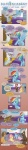 absurd_res avian beak blue_body blue_feathers blue_fur bullying comic cutie_mark dialogue digital_media_(artwork) dumb-bell_(mlp) english_text equid equine feathered_wings feathers female feral fluttershy_(mlp) friendship_is_magic fur gilda_(mlp) group gryphon hair hasbro hi_res hoops_(mlp) insult long_image mammal multicolored_hair my_little_pony mythological_avian mythological_creature mythological_equine mythology note pegasus rainbow_dash_(mlp) rainbow_hair rescue score_(mlp) sorc tail tail_pull tall_image text url wings