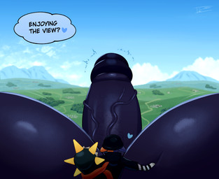 3_toes abs anthro balls barefoot beanie big_balls big_breasts big_penis black_balls black_body black_glans black_nipples black_penis boots bottomwear breasts clothed clothed_anthro clothing darkened_nipples denim denim_bottomwear denim_clothing dialogue feet first_person_view footwear foreskin forest forest_background genitals glans glistening glistening_balls glistening_breasts glistening_genitalia glistening_glans glistening_penis gloves grass group growing growth gun gynomorph handwear hat headgear headwear holding_object hood huge_balls huge_breasts huge_penis huge_thighs hyper hyper_balls hyper_genitalia hyper_penis intersex jeans larger_intersex machine_gun macro macro_intersex metal mostly_nude mostly_nude_anthro mostly_nude_gynomorph mostly_nude_intersex nature nature_background nipples pants penile penis plant pointy_ears potion prick_ears ranged_weapon shoes size_difference slim slim_anthro smug smug_face speech_bubble standing text thick_thighs toes torn_clothing tree trio vein veiny_penis weapon tohilewd epic_games fortnite meow_skulls raven_team_leader sunspot_(fortnite) bear calico_cat domestic_cat felid feline felis mammal absurd_res comic english_text hi_res
