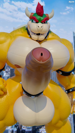 anthro apartment_building balls big_balls big_muscles big_penis building city claws clothing day erection exhibitionism foreskin genitals glans hair huge_balls huge_penis humanoid_genitalia humanoid_penis hyper hyper_balls hyper_genitalia hyper_penis light looking_at_viewer looming looming_over macro macro_focus macro_male male musclegut muscular muscular_anthro muscular_male nipples non-mammal_balls non-mammal_nipples nude nude_macro nude_male pecs penis pink_glans pink_nipples public red_hair retracted_foreskin road scales sharp_teeth shell simple_background size_difference skyscraper smile solo spiked_shell spikes spikes_(anatomy) store street sun sunlight sunny tail teeth vein veiny_penis window maulclaw codans_(modeler) bowser_day mario_bros nintendo bowser dragon_koopa koopa scalie 2026 3d_(artwork) 9:16 blender_(artwork) blender_cycles_(artwork) digital_media_(artwork) hi_res watermark widescreen