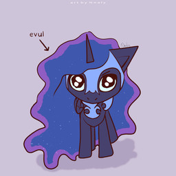 1_horn blue_hair blue_sclera feathered_wings feathers female female_feral feral front_view hair highlights_(coloring) horn monotone_background pleading_eyes purple_background purple_body purple_highlights purple_horn purple_wings quadruped simple_background solo standing text toony wings young young_female young_feral nnalyart friendship_is_magic hasbro my_little_pony mythology nightmare_moon_(mlp) equid equine mammal mythological_creature mythological_equine winged_unicorn 1:1 absurd_res digital_drawing_(artwork) digital_media_(artwork) english_text flat_colors hi_res krita_(artwork) paintstorm_(artwork) signature