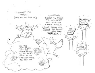 anthro cloud controller eyelashes female female_anthro fingers fur game_controller open_mouth profanity simple_background tail teeth text white_background twistcmyk twist_(twistcmyk) ambient_arthropod ambient_fly ambient_insect mammal 2025 absurd_res digital_drawing_(artwork) digital_media_(artwork) english_text hi_res monochrome