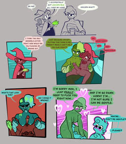 anthro balls bile blush breasts clothed clothing comic_panel cowgirl_position dialogue duo ear_piercing ear_ring erection female from_front_position genitals glans hat headgear headwear heart_symbol imminent_sex male male/female nipples nude on_bottom on_lap on_top penis penis_between_breasts piercing pointy_ears prick_ears profanity ring_piercing sex simple_background sitting_on_lap speech_bubble text tongue tongue_out topless touching_penis wizard_hat vanilla_candy j._r._r._tolkien middle-earth_(tolkien) unicorn_blood_(comic) half-orc halfling hobbit absurd_res comic english_text hi_res restricted_palette