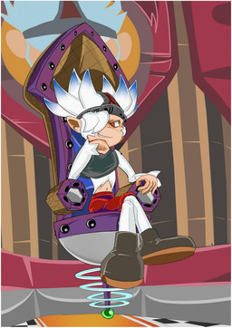 fur white_body white_fur mecknnick01 ape_escape sony_corporation sony_interactive_entertainment specter_(ape_escape) haplorhine mammal monkey primate hi_res