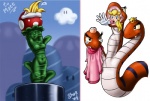 duo feet_first female feral forced head_in_mouth monster_pred oral_vore outside partially_inside plant plant_pred princess royalty simple_background soft_vore swamp vore white_background shax_(artist) mario_bros nintendo princess_peach tryclyde elemental_creature flora_fauna human mammal piranha_plant plant_monster reptile scalie snake digital_media_(artwork) multiple_images