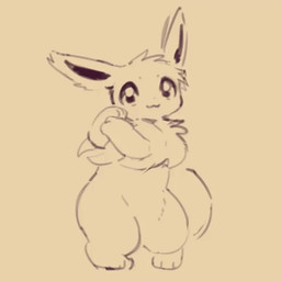 :3 ambiguous_gender blinking closed_smile dancing daww fluffy fluffy_tail fur happy head_tuft looking_at_viewer mouth_closed neck_tuft pawpads paws semi-anthro simple_background smile solo standing tail tan_background tuft olyester nintendo pokemon eevee generation_1_pokemon pokemon_(species) 1:1 2024 2d_animation animated frame_by_frame loop sketch tan_theme