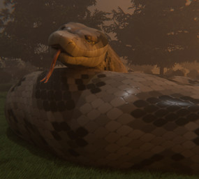 anthro forked_tongue mouth_shot open_mouth outside size_difference smaller_anthro tongue unwilling_prey vore dyrmun canid canine freakhound mammal reptile scalie snake 3d_(artwork) absurd_res digital_media_(artwork) hi_res