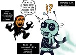 angry cross-popping_vein dialogue duo interrobang male not_furry simple_background text white_background blarf022 kamen_rider gigz_(blarf022) humanoid kinx_(blarf022) 2025 absurd_res english_text hi_res