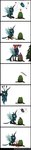 baby book christmas_tree claws clothing coffee_mug crown derp_eyes egg exclamation_point eyes_closed fangs female feral footwear good_parenting green_eyes green_hair hair hat hatching headgear headwear heart_symbol holidays horn humor insect_wings legwear long_hair mistaken_identity open_mouth plant question_mark ribbons royalty scarf shocking simple_background sitting smile socks teeth text thought_bubble tongue tree wings young polkin blizzard_entertainment christmas friendship_is_magic hasbro my_little_pony mythology starcraft queen_chrysalis_(mlp) alien arthropod changeling equid equine insect mammal mythological_creature mythological_equine reptile scalie winged_unicorn zerg zergling absurd_res comic crossover hi_res long_image tall_image url