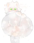 anus blush bodily_fluids butt cum cum_on_butt cum_on_face drooling ear_piercing ear_ring female feral fluffy fluffy_chest genital_fluids genitals heart_symbol lying musk on_back pawpads piercing plump_labia pussy pussy_juice_string ring_piercing saliva solo tears tears_of_pleasure text vaginal_fluids ijijil domestic_cat felid feline felis mammal absurd_res hi_res