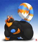 big_breasts black_fur blue_nipples blue_nose blush breasts chubby female fur gillpanda obese orange_fur overweight
Rating: Questionable
Score: 11
User: Juni221
Date: November 26, 2013