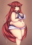 belly big_belly big_breasts blush breasts clothed clothing ear_piercing eyelashes female hair happy inner_ear_fluff long_hair navel overweight overweight_female overweight_humanoid piercing skimpy smile solo thick_thighs tuft wide_hips pixiveo animal_humanoid canid canid_humanoid canine canine_humanoid fox fox_humanoid humanoid mammal mammal_humanoid hi_res