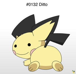 ambiguous_gender butt butt_focus dot_eyes fur logo looking_at_viewer looking_back looking_back_at_viewer lying on_front simple_background simple_eyes solo text white_background yellow_body yellow_fur pichu90 nintendo pokemon ditto_(pokemon) generation_1_pokemon generation_2_pokemon pichu pokemon_(species) artist_logo english_text hi_res