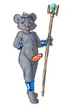 anklet anthro balls bracelet erection genitals jewelry male nude penis scepter solo metal_(artist) cobalt_(chris_sutor) bear mammal 2012 digital_media_(artwork) shaded